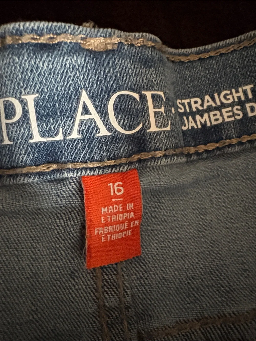 Place Light Blue Kids Jeans - Faded Wash